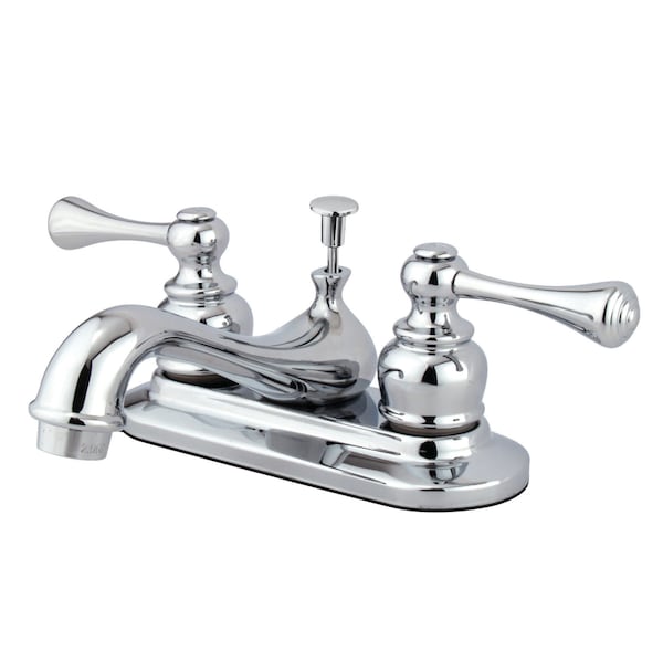 4" Centerset Bathroom Faucet, Chrome